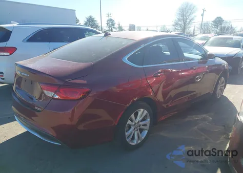 2016 Chrysler 200 Limited from USA, damaged, VIN 1C3CCCAB5GN107245